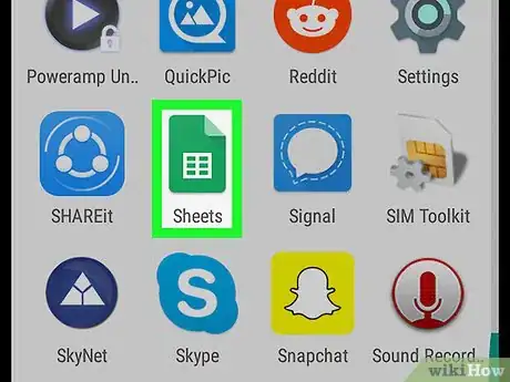 Image titled Divide on Google Sheets on Android Step 1