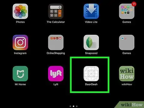 Image titled Tip on DoorDash on iPhone or iPad Step 1