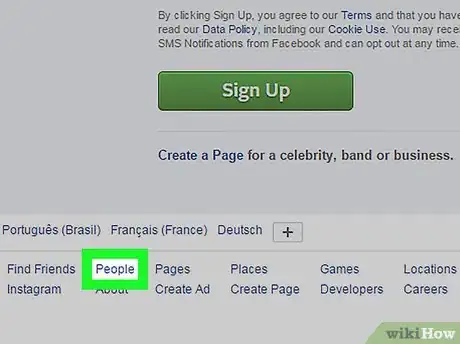 Image titled Look at a Facebook Profile Without Signing Up Step 2