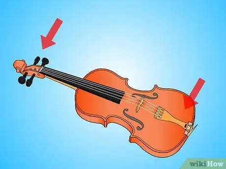 Image titled Identify the Parts of a Violin Step 2