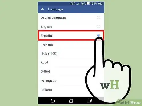 Image titled Change the Facebook Site's Viewing Language Step 12