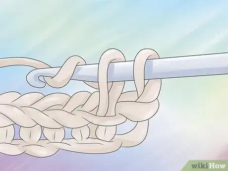 Image titled Crochet a Hooded Scarf Step 3