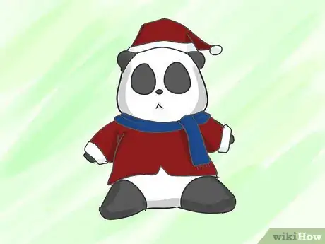 Image titled Dress Your Stuffed Animals for Christmas Step 3