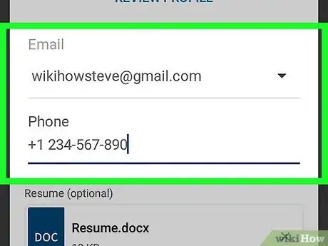 Image titled Add Your Resume to LinkedIn on Android Step 8