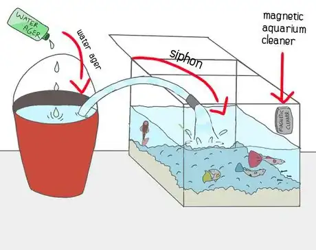Image titled Cleaning a fish tank with a siphon and an aquarium sponge