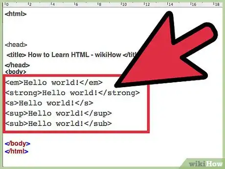 Image titled Learn HTML Step 7