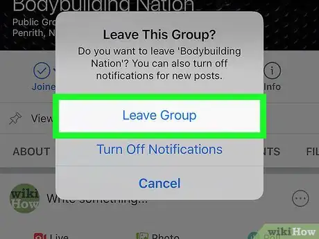 Image titled Block a Facebook Group on iPhone or iPad Step 15