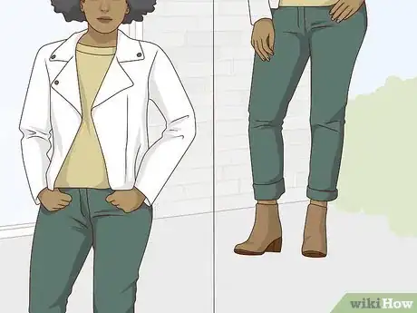 Image titled Style a White Leather Jacket Step 7