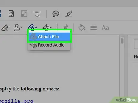 Image titled Attach a File to a PDF Document Step 5
