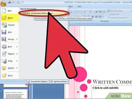 Image titled Remove All Transitions in Powerpoint 2007 Step 2