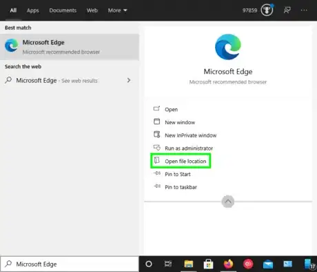 Image titled Open File Location of Microsoft Edge.png