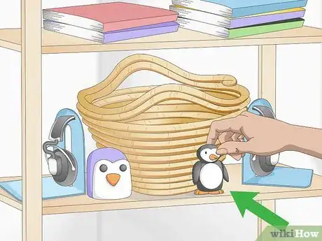 Image titled Decorate Open Shelves Step 11