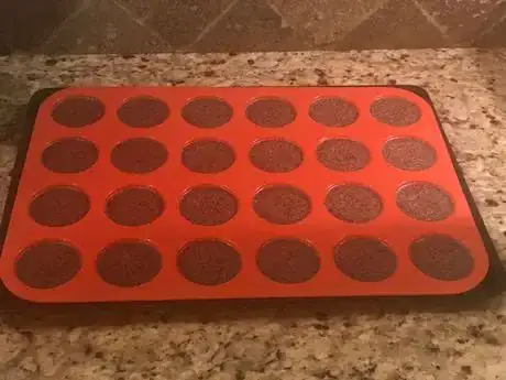 Image titled Pods hardened in silicone mold