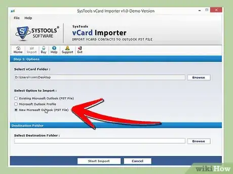 Image titled Convert Vcard Contacts to Microsoft Outlook Format Step 7Bullet3