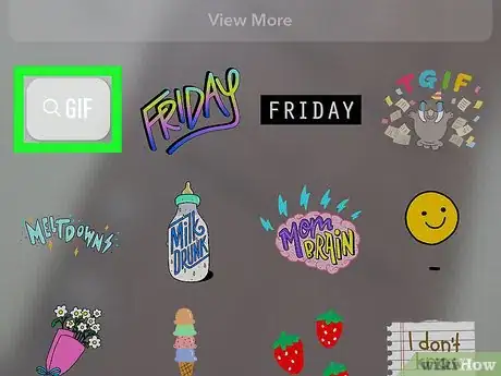 Image titled Add Gifs on Snapchat Step 4