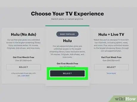 Image titled Sign Up for Hulu Step 3