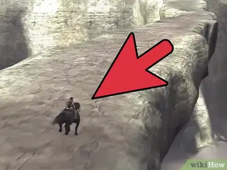 Image titled Locate and Beat the 3rd Colossus in Shadow of the Colossus Step 3