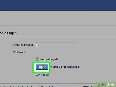Image titled Log in to Facebook Step 5