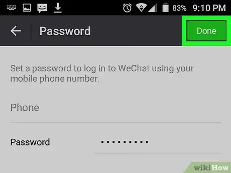 Image titled Log in to WeChat with SMS on Android Step 9