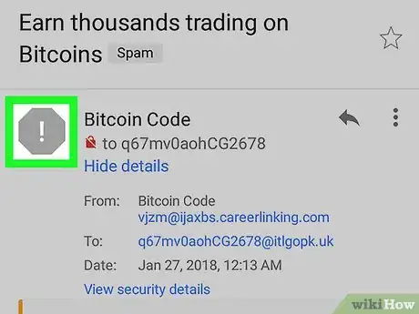 Image titled Stop Emails from Going to Spam on Android Step 7