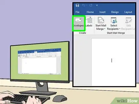 Image titled Print on an Envelope Using Microsoft Word Step 4