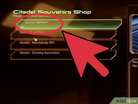 Image titled Buy a Pet in Mass Effect 2 Step 4