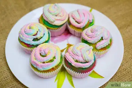 Image titled Make Tie Dye Cupcakes Final