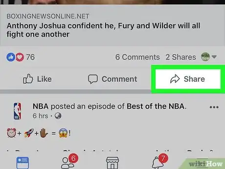 Image titled Share on Facebook Step 11