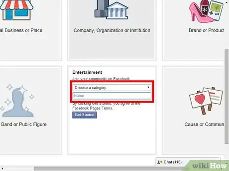 Image titled Create a Facebook Page for Work Step 6