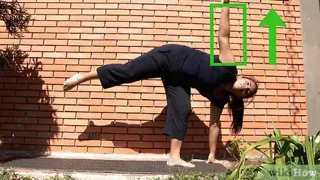 Image titled Do the Revolved Half Moon Pose in Yoga Step 8