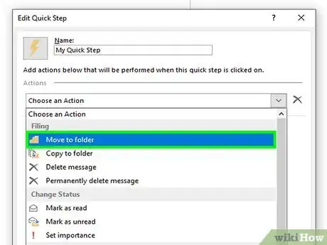 Image titled Move Email to a Folder in Outlook Step 9