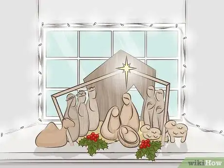 Image titled Decorate a Nativity Scene Step 8