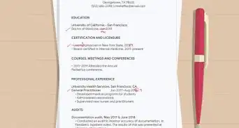 Write a Doctor's Curriculum Vitae