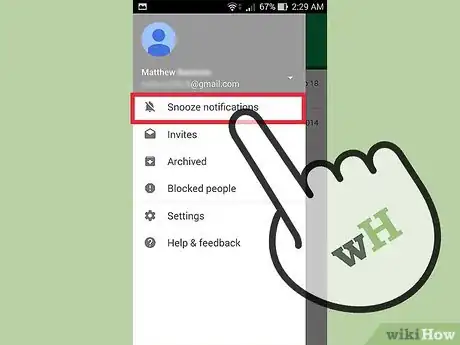 Image titled Snooze Notifications from the Google+ Hangouts Mobile App Step 3