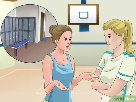 Image titled Take a Shower in Gym Class Step 1