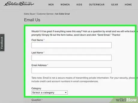 Image titled Contact Eddie Bauer Step 2