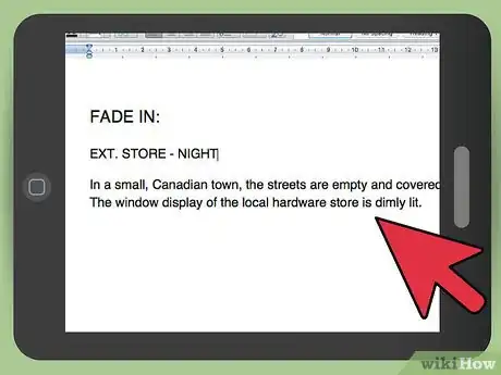 Image titled Write a Properly Formatted Screenplay Step 3