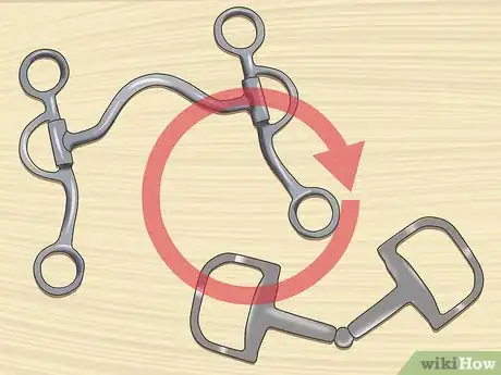 Image titled Bridle a Grumpy Horse Step 12