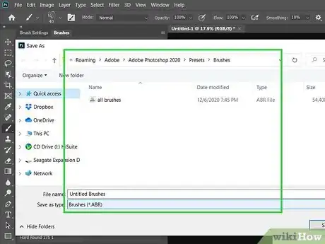 Image titled Organize Your Adobe Photoshop Brushes Step 5