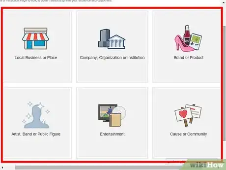 Image titled Create a Facebook Page for Work Step 5