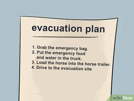 Image titled Create a Disaster Preparedness Plan for Your Horse Step 17