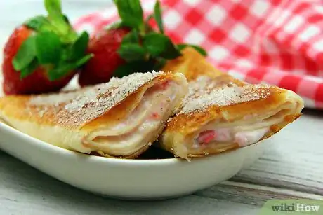 Image titled Make Strawberry Cheesecake Chimichangas Step 11