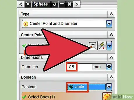 Image titled Create Spheres on Siemens NX Step 5