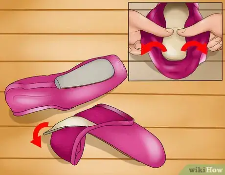 Image titled Break in Canvas Pointe Shoes (Ballet) Step 2