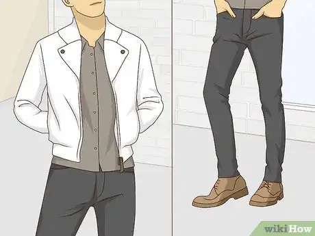 Image titled Style a White Leather Jacket Step 6