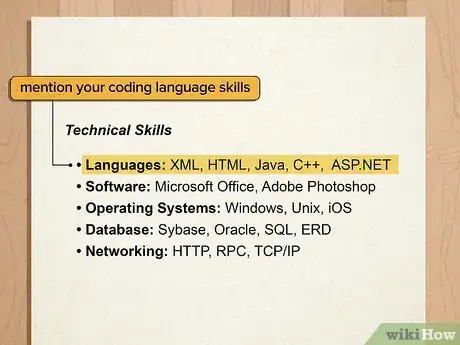 Image titled Show Technical Skills on a Resume Step 7