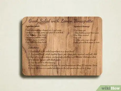 Image titled Display Handwritten Recipes Step 5