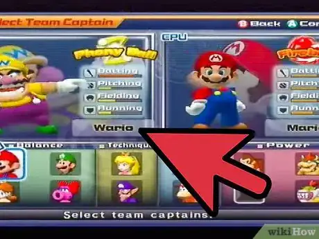 Image titled Hit a Home Run With Waluigi in Mario Superstar Baseball Step 1