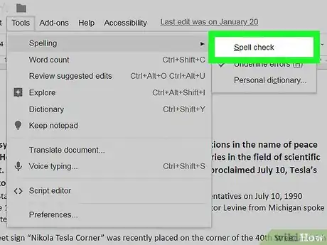 Image titled Check Grammar in Google Docs Step 4