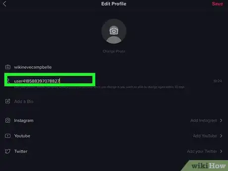 Image titled Change Your TikTok Username on iPhone or iPad Step 4